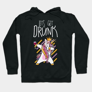 Drunk Unicorn Drinking Team Hoodie